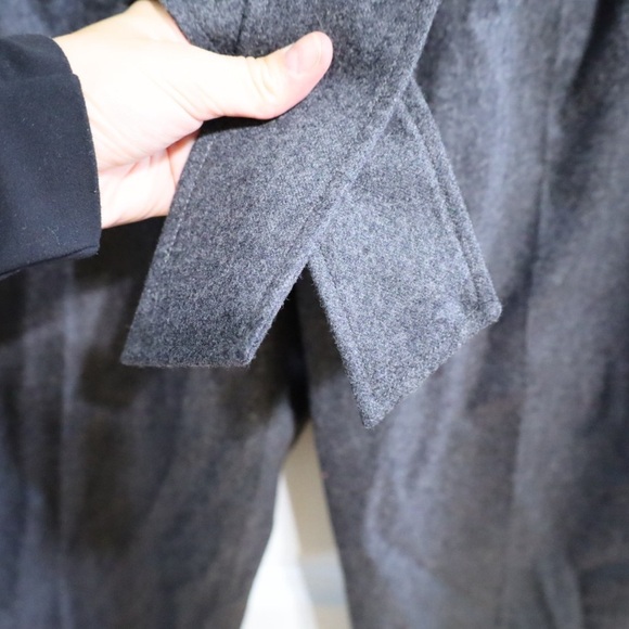 Aritzia Wilfred Gia Tie-Front Pants in Heathered Grey Womens Size 4 - Picture 4 of 12